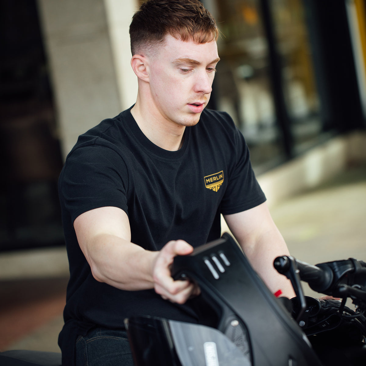 Merlin best sale motorcycle shirt
