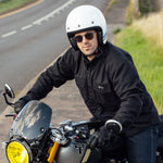 Load image into Gallery viewer, Blackbird Jet Helmet - Aero White Stripe
