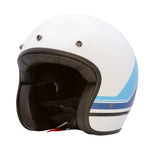 Load image into Gallery viewer, Blackbird Jet Helmet - Aero White Stripe
