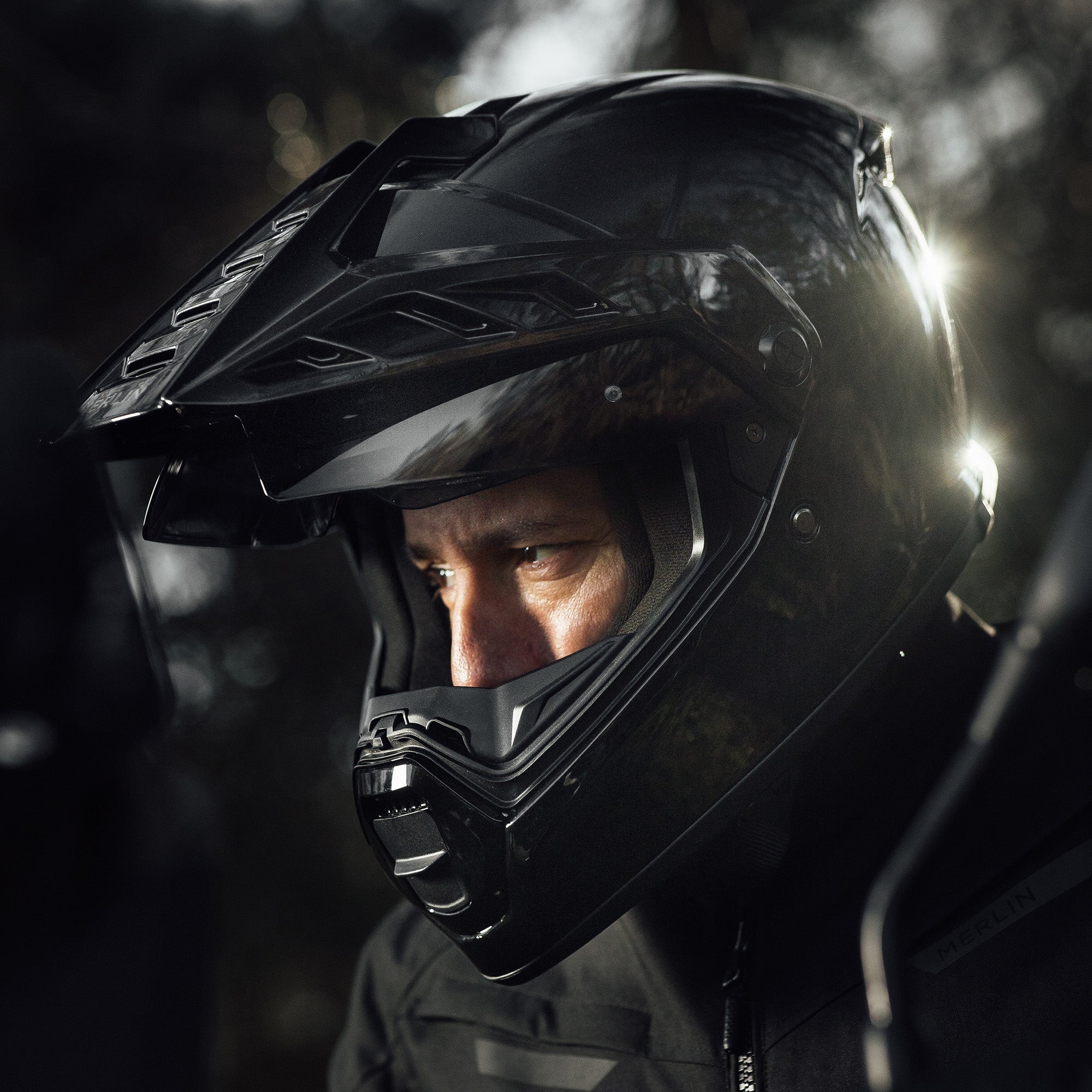 Torres Adventure Full Face Helmet - Gloss Black