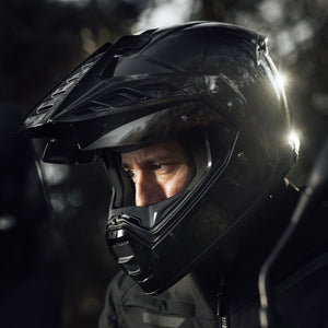 Torres Adventure Full Face Helmet - Gloss Black