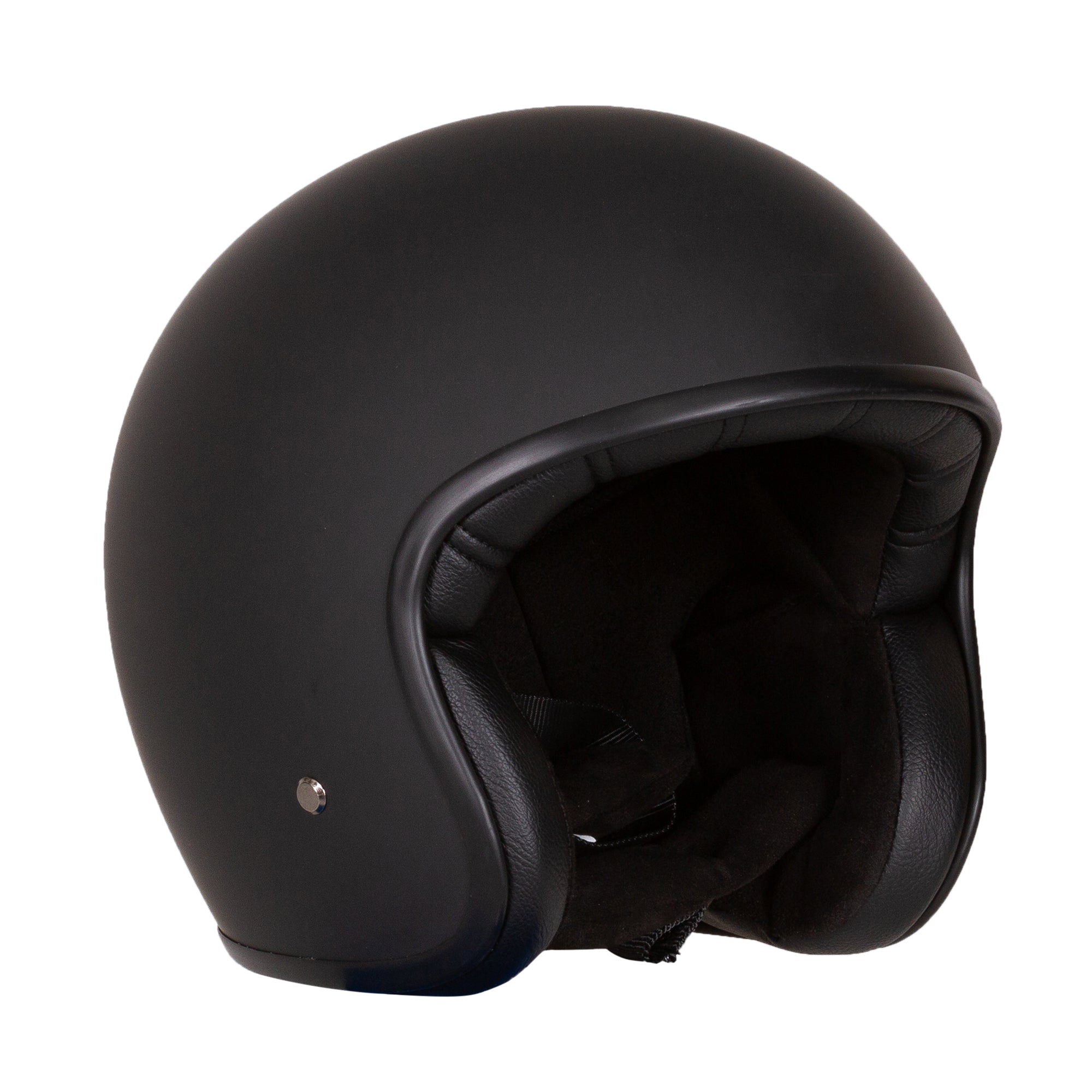 full face black motorcycle helmet profile pic Blackbird Jet Helmet