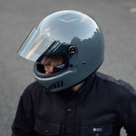 Load image into Gallery viewer, Revival Vintage Full Face Helmet - Nardo Grey
