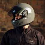 Load image into Gallery viewer, Revival Vintage Full Face Helmet - Nardo Grey
