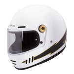 Load image into Gallery viewer, Revival Vintage Full Face Helmet - Flash Optic White
