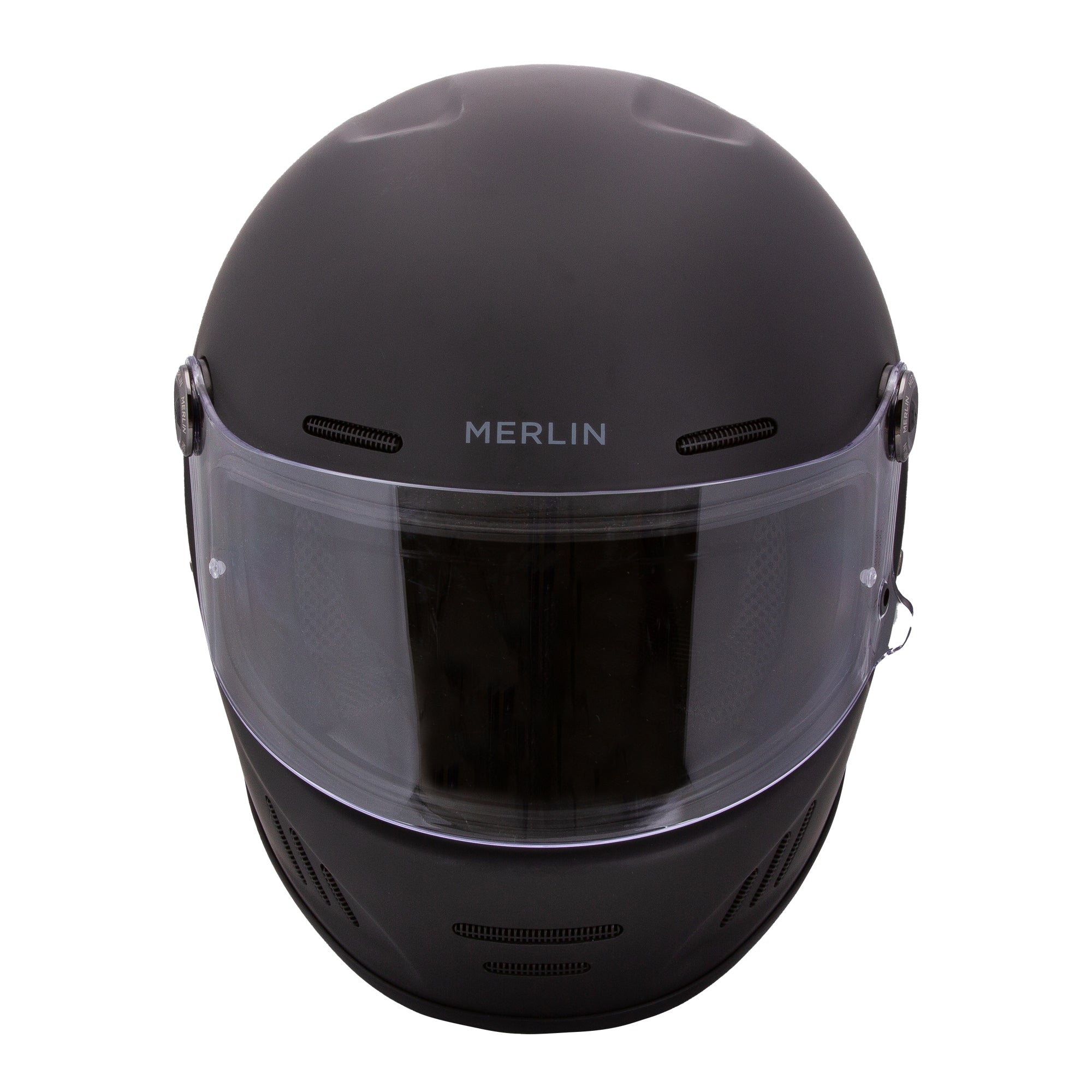 Revival Vintage Full Face Helmet - Matt Black