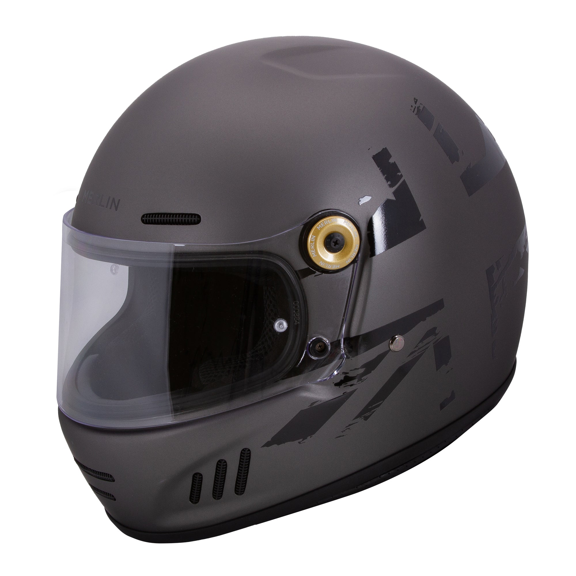 Revival Vintage Full Face Helmet - Union Grey