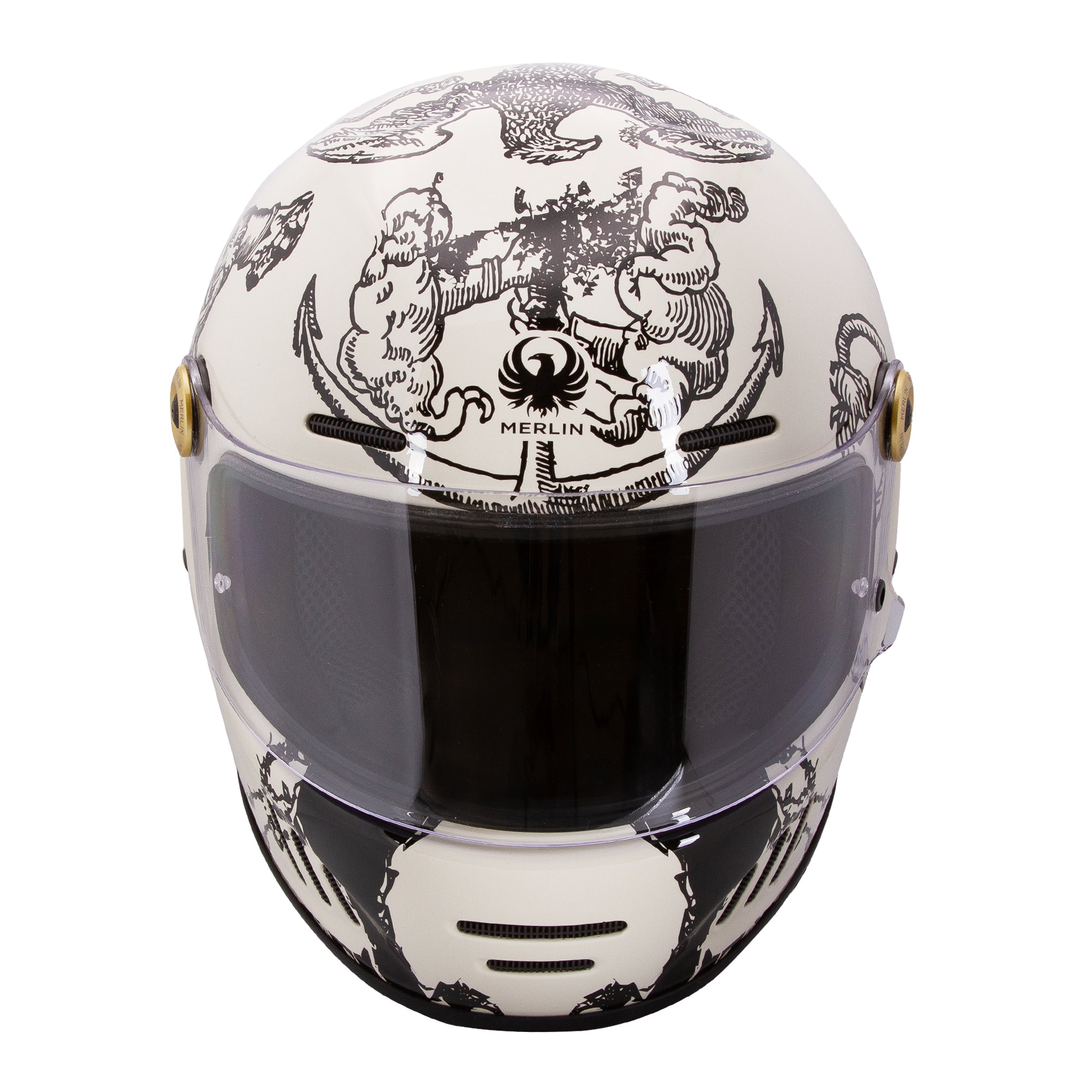 Revival Vintage Full Face Helmet - Versus Off White