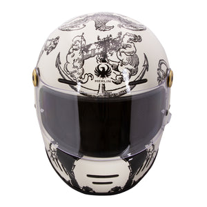 Revival Vintage Full Face Helmet - Versus Off White