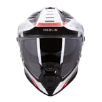 Load image into Gallery viewer, Torres Adventure Full Face Helmet - Block White Red
