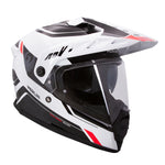 Load image into Gallery viewer, Torres Adventure Full Face Helmet - Block White Red
