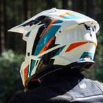 Load image into Gallery viewer, Recon Enduro Full Face Helmet - Gravel White
