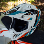 Load image into Gallery viewer, Recon Enduro Full Face Helmet - Gravel White
