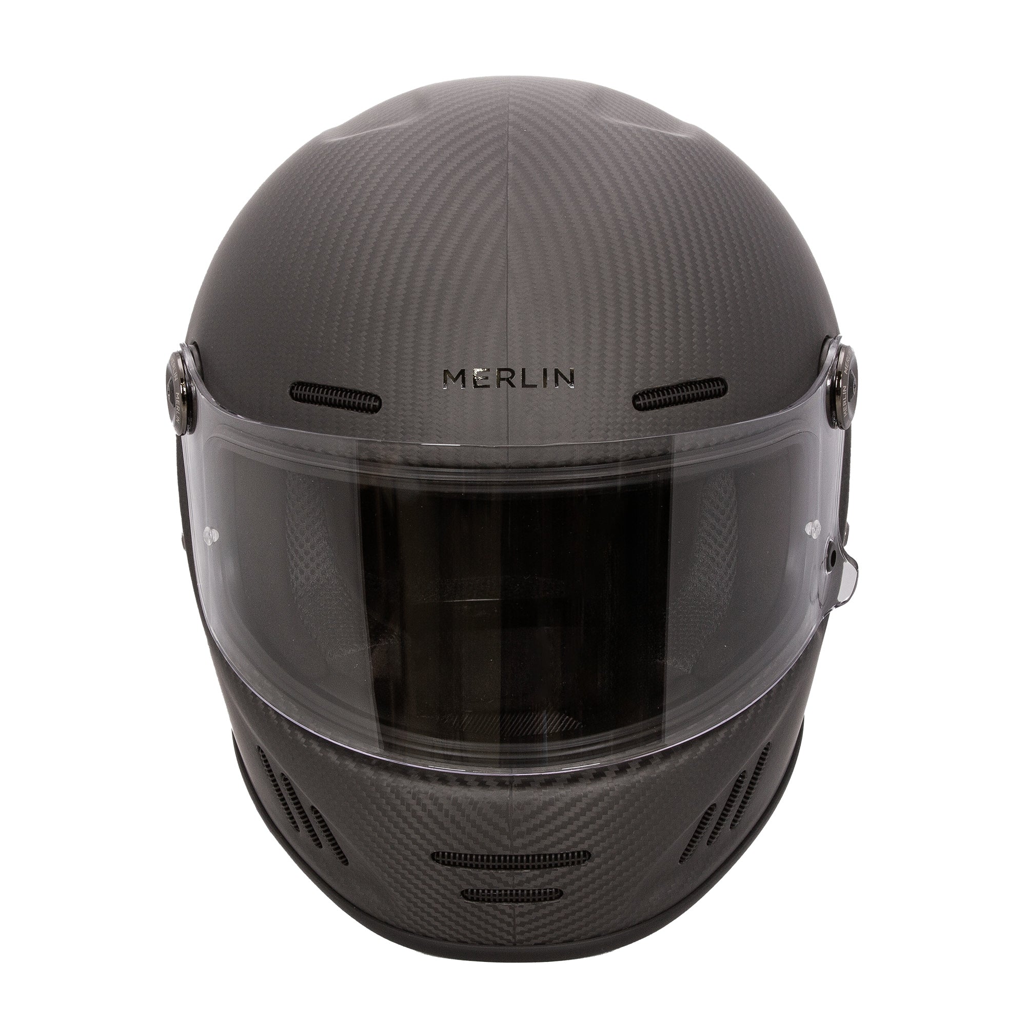 Revival Vintage Full Face Helmet - Carbon Matt
