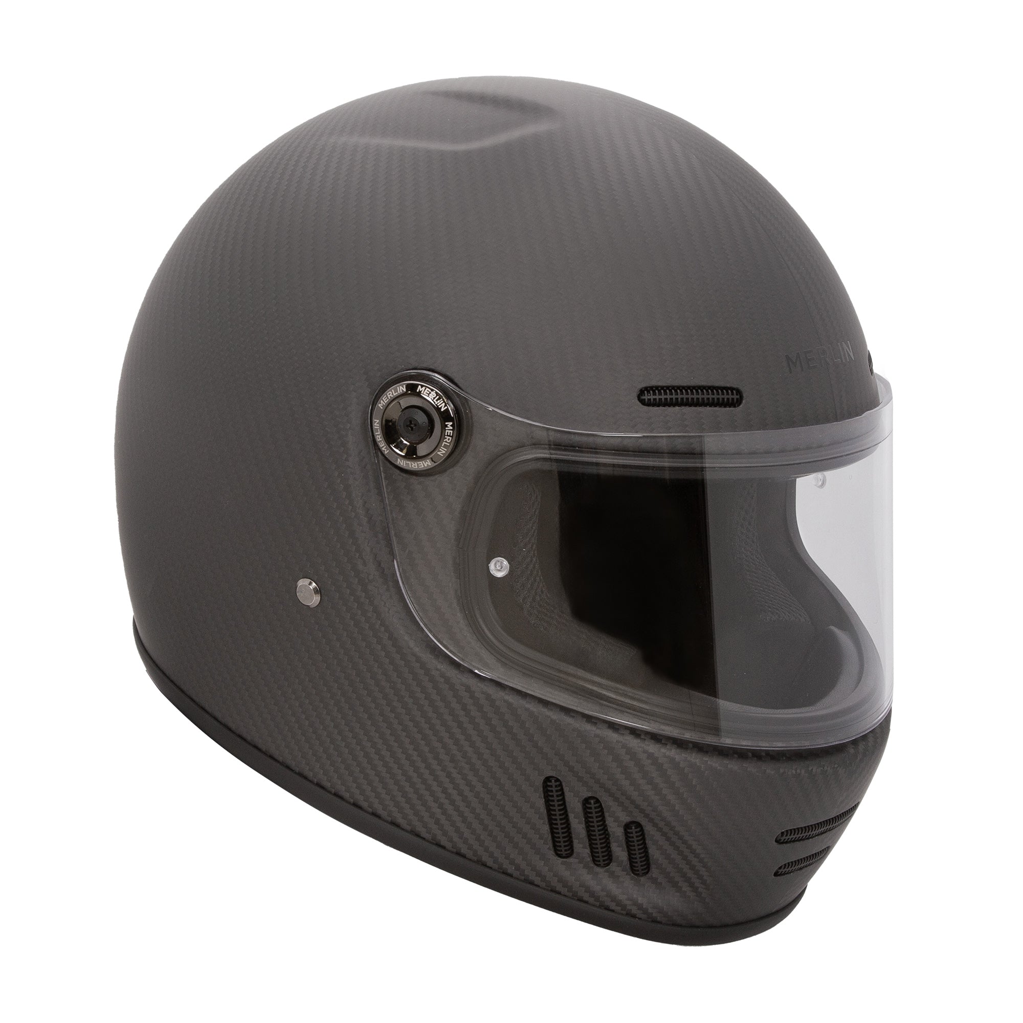 Revival Vintage Full Face Helmet - Carbon Matt
