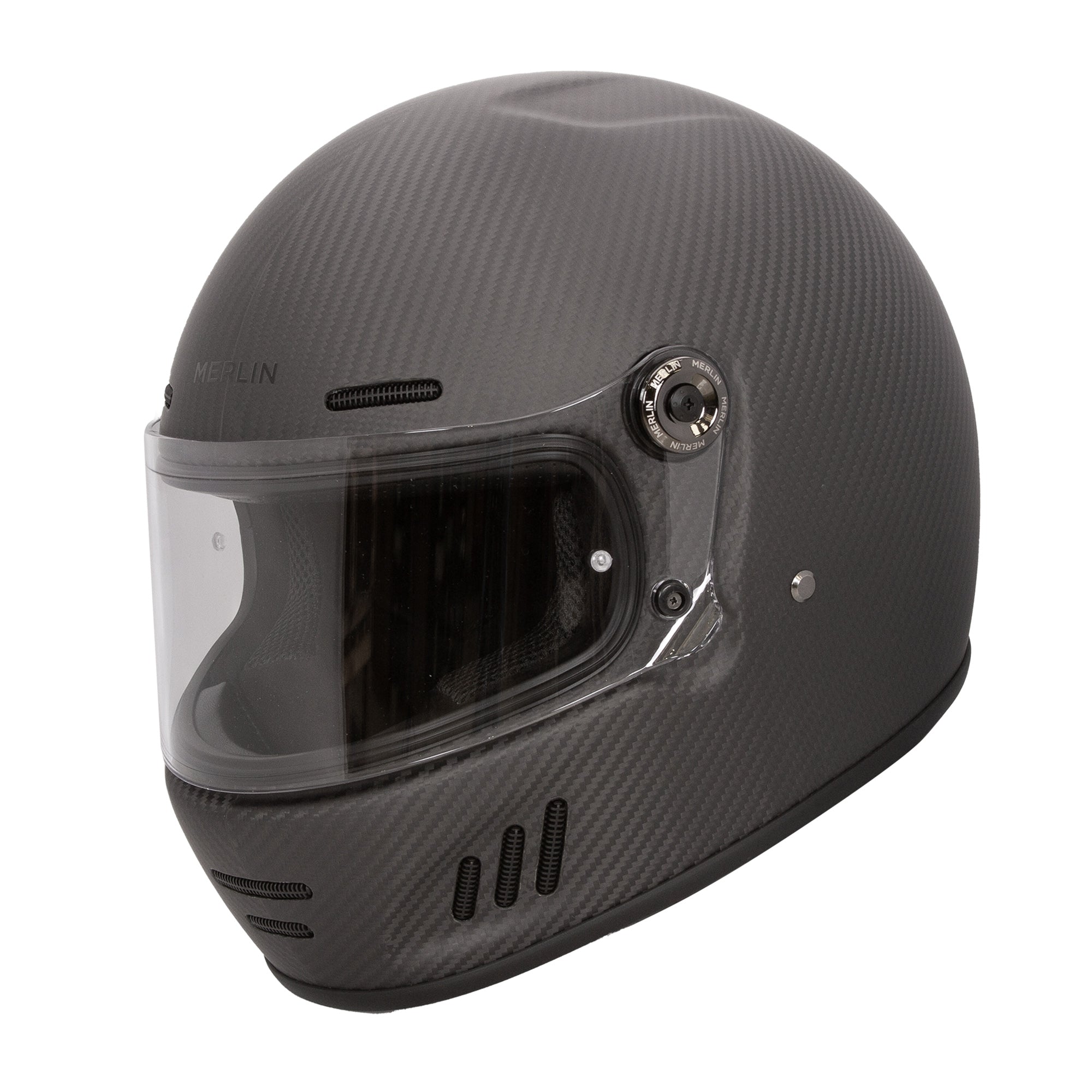 Revival Vintage Full Face Helmet - Carbon Matt