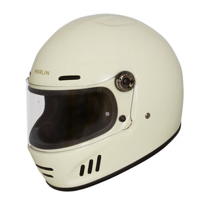 all white motorcycle helmet Revival Vintage Full Face Helmet