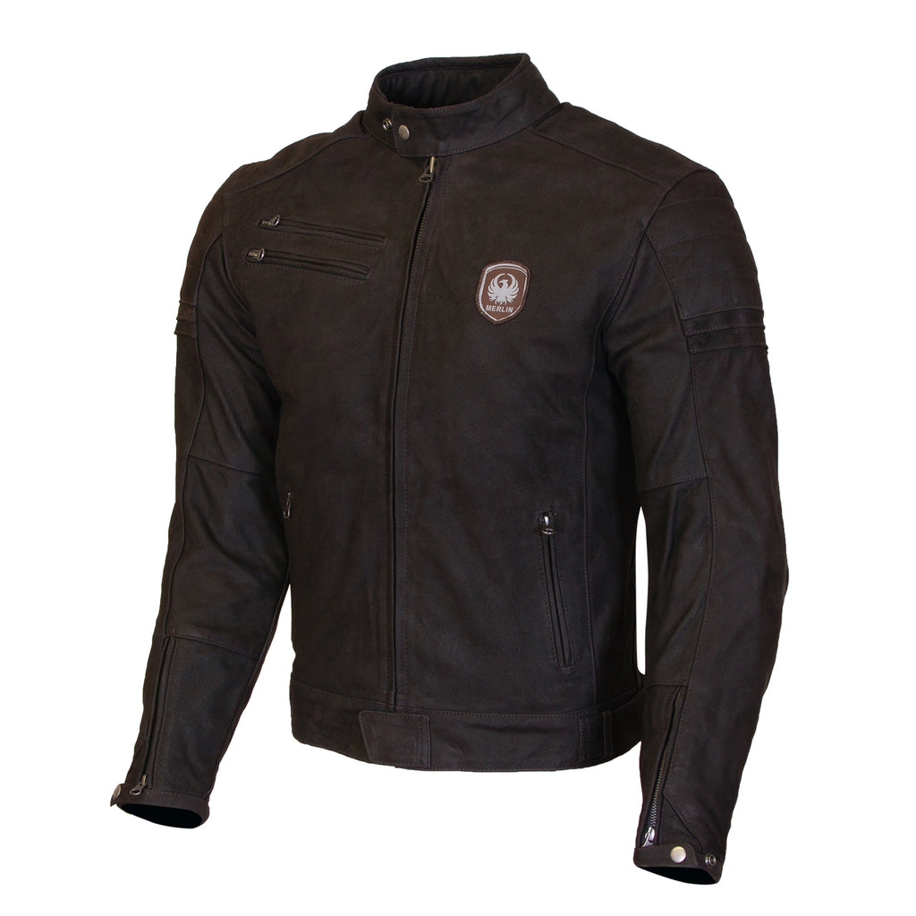 Alton Leather Jacket-leather-Merlin-Brown-38-Merlin Bike Gear