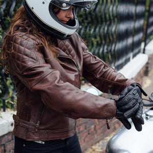 Bristol D3O® Ladies Leather Jacket