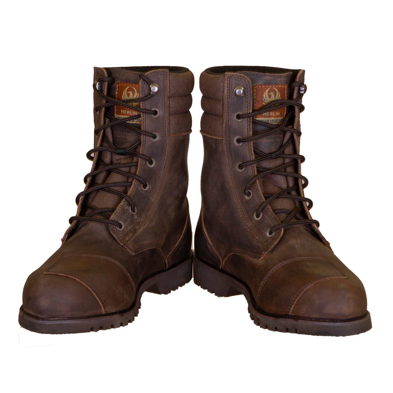 Drax Waterproof Boot-Boots-Merlin-Dark Brown-7-Merlin Bike Gear