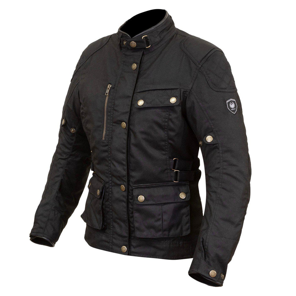 Harriet Ladies Jacket-Tech Wax-Merlin-XS-Merlin Bike Gear