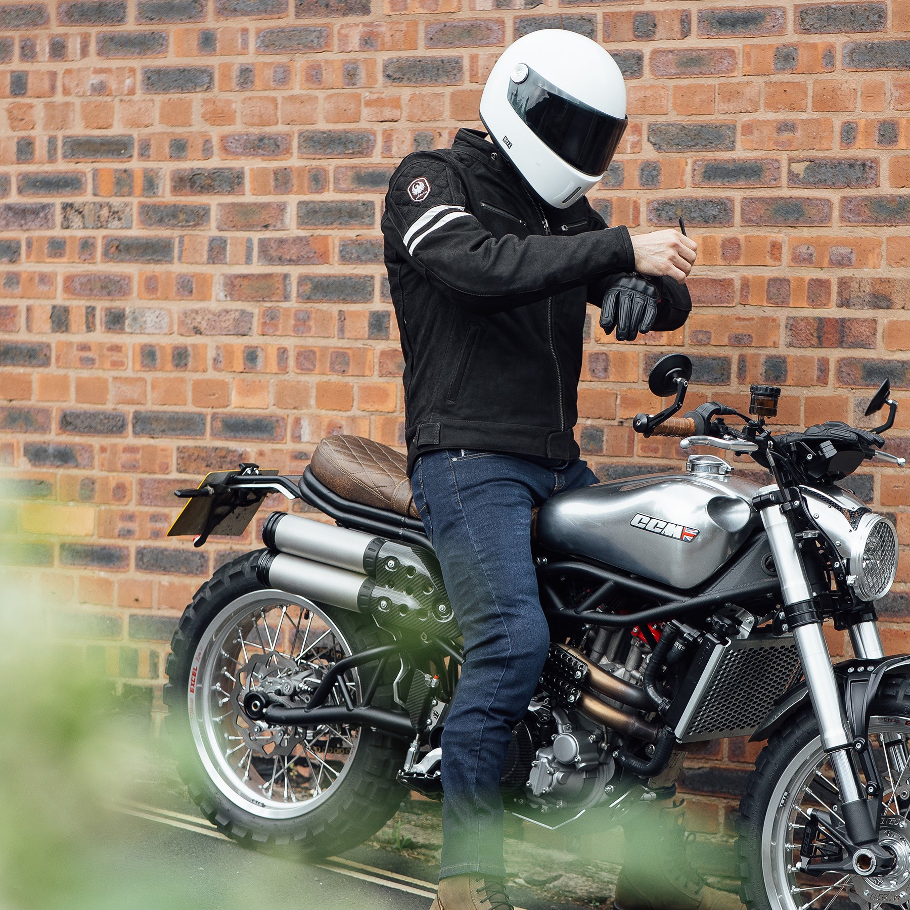 Ducati scrambler leather jacket hot sale