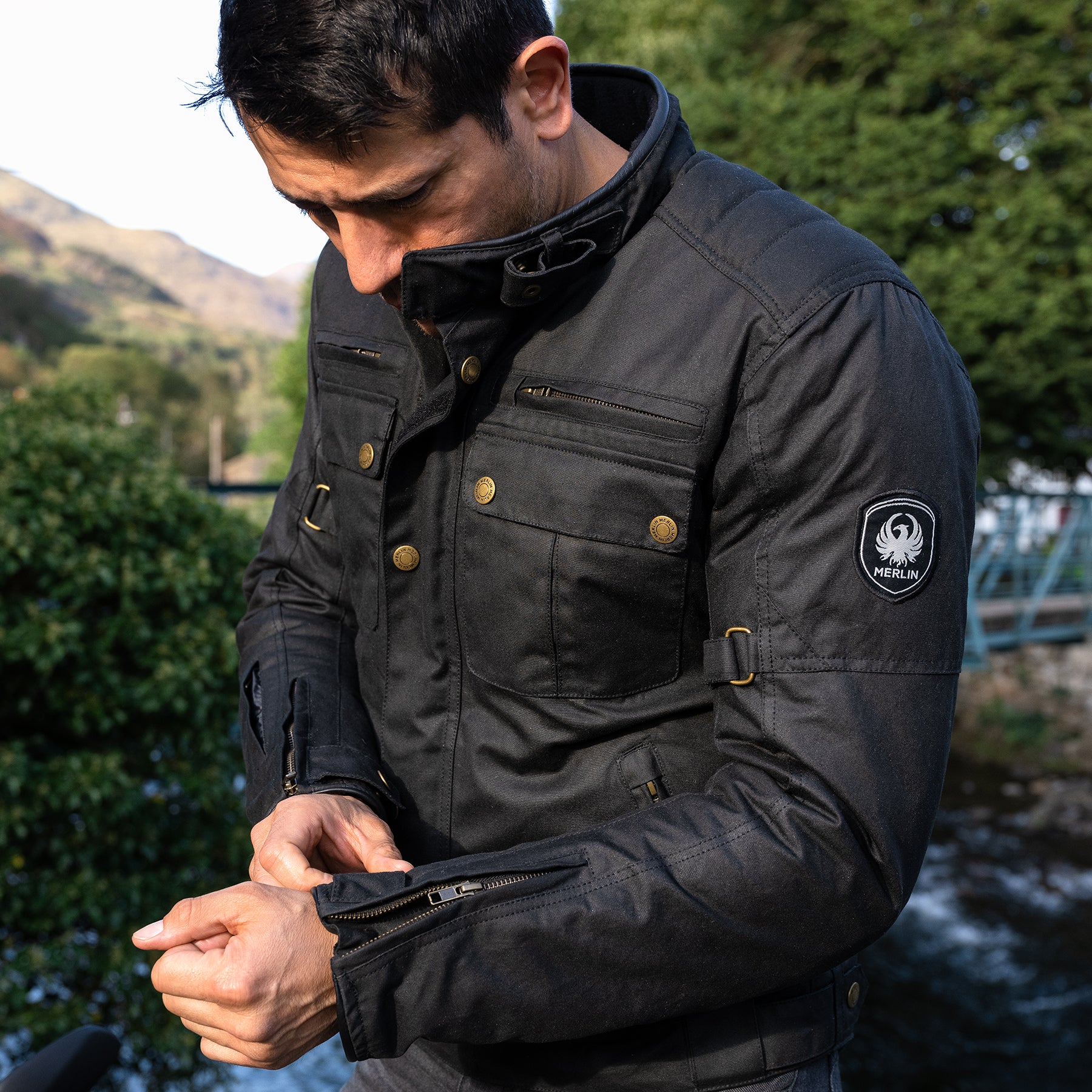 Barton II Waxed Cotton Jacket