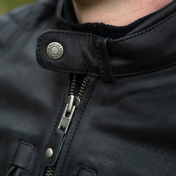 Merlin Bike Gear Cambrian Leather Motorcycle Jacket Merlin