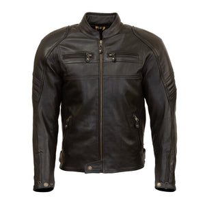 Odell Leather Jacket-leather-Merlin-Black-38-Merlin Bike Gear