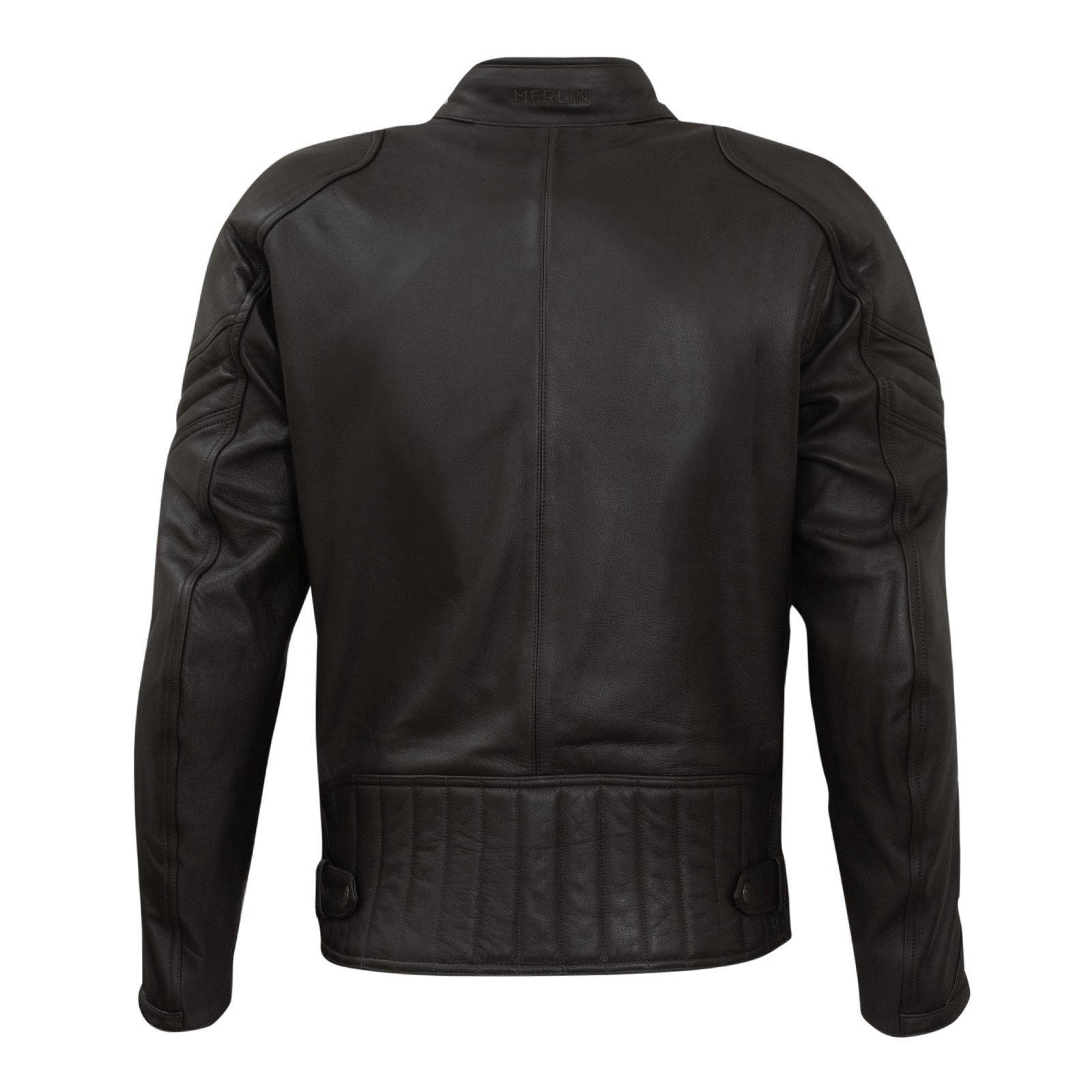Odell Leather Jacket-leather-Merlin-Black-38-Merlin Bike Gear