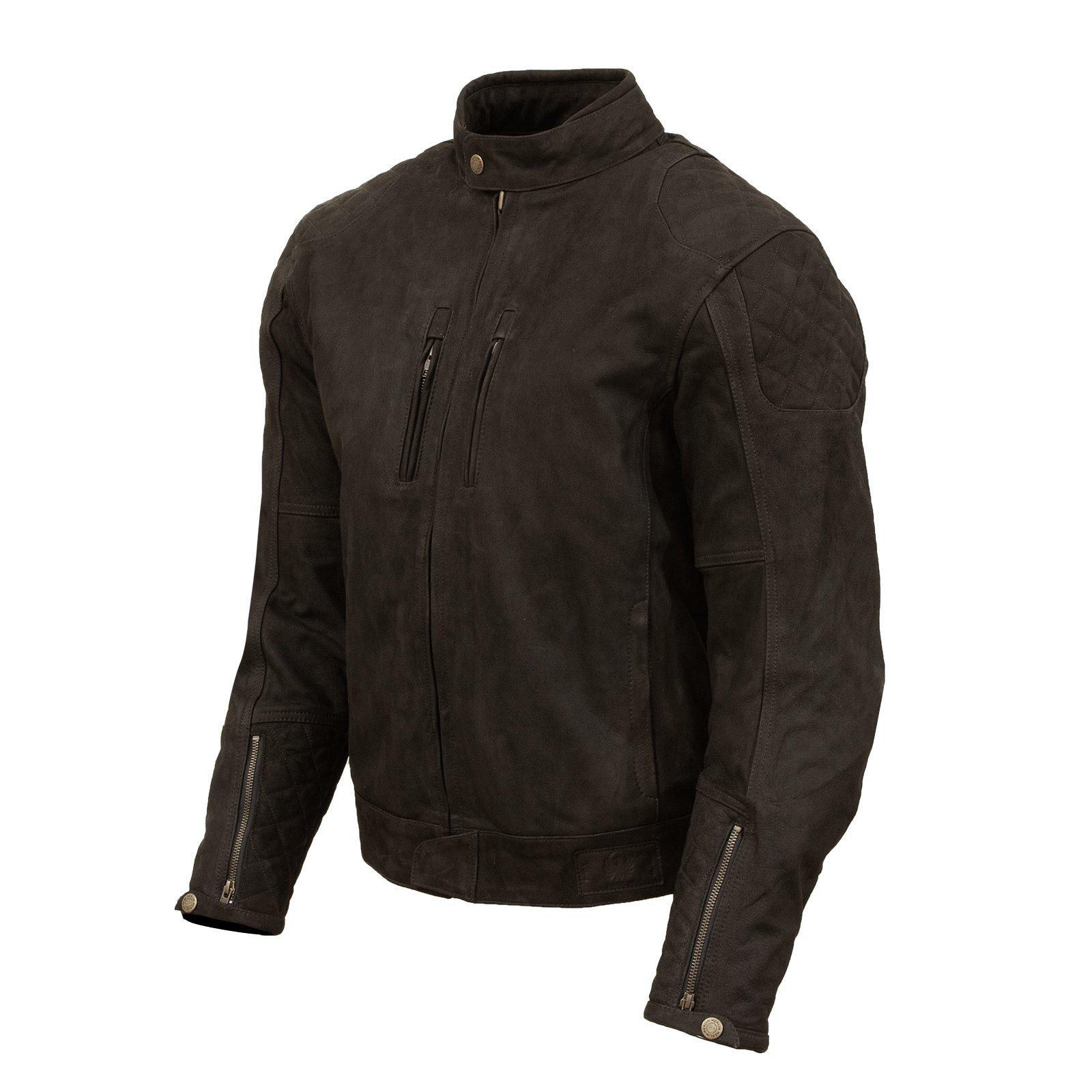 Stockton Leather Jacket-leather-Merlin-Black-38-Merlin Bike Gear